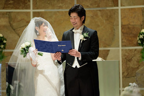 【写真で解説】ヒルトン東京の結婚式｜チャペル ラ・パール挙式